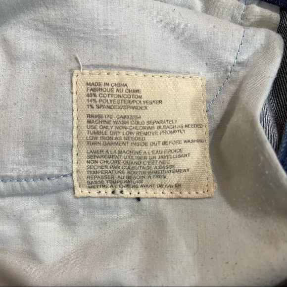 ANTHROPOLOGIE Silence + Noise Dark Denim High Rise Flare Jeans Sz 27 - Picture 10 of 10